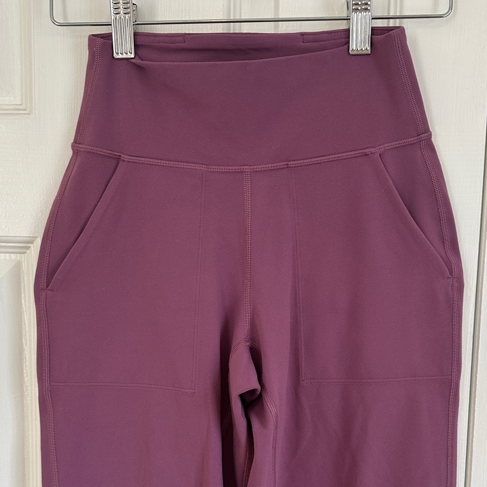 Lululemon Align High Rise Joggers Size 2 Plum Purple - Picture 5 of 10